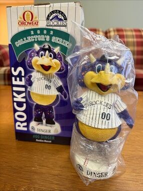 2002 Colorado Rockies Dinger Mascot Bobble